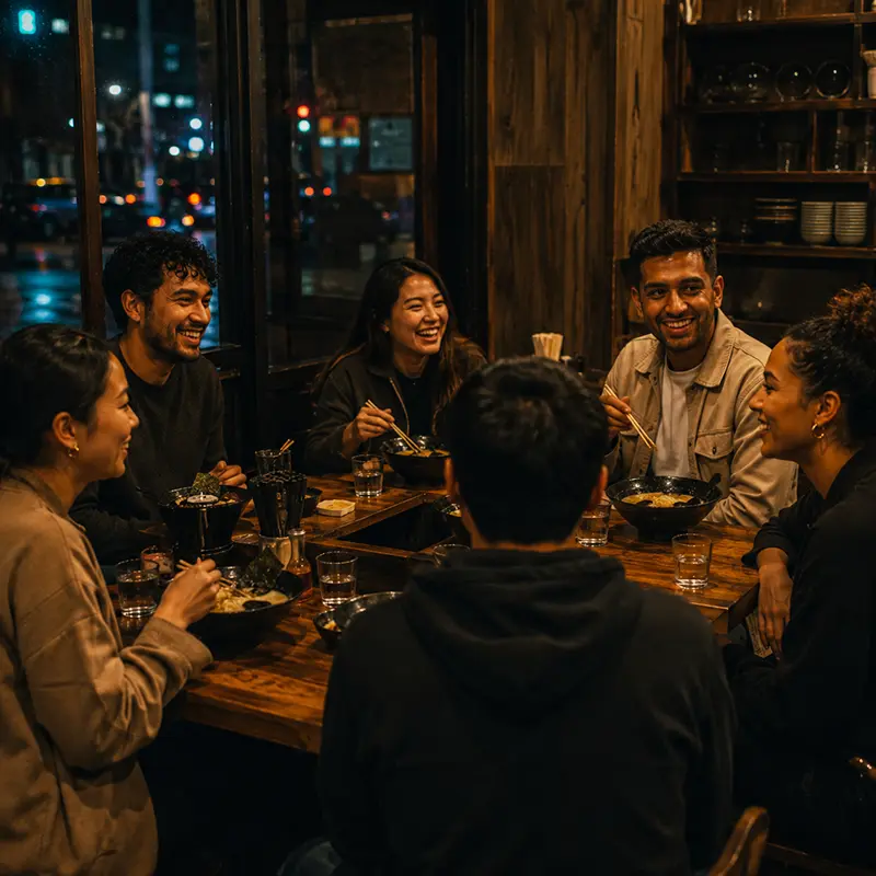 First slurp event ramen crew meet-up