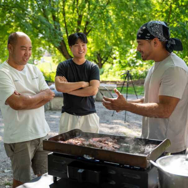 taco 'bout a bbq event with ramen crew